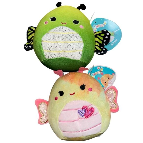 Squishmallow Kristy the butterfly & Dalia The Butterfly TyeDye Plush Exclusive - Picture 1 of 10